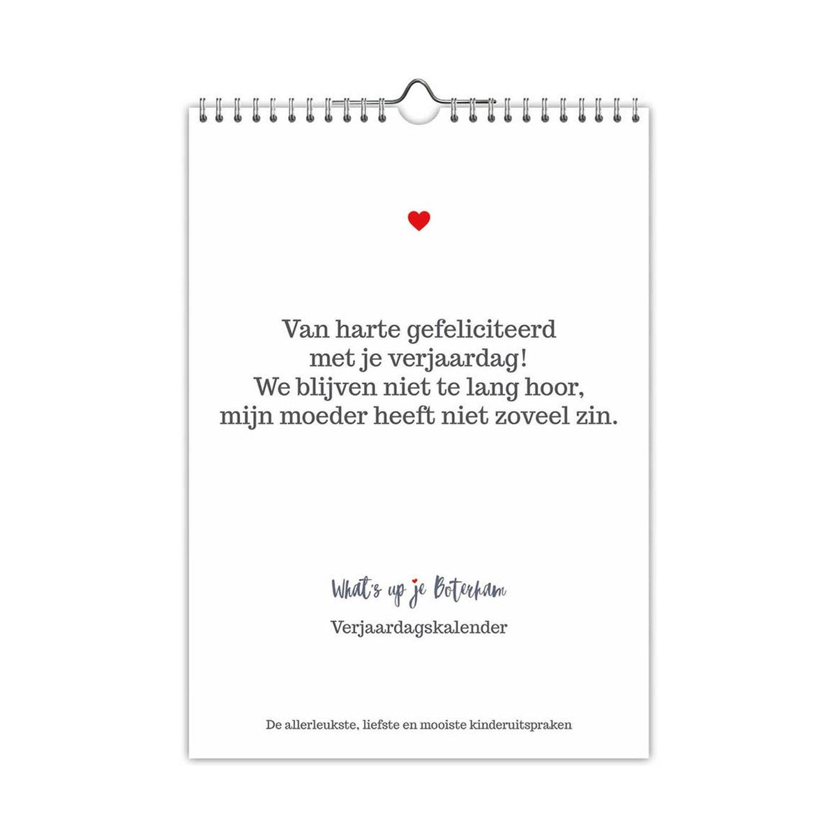 Comello what's up je boterham - verjaardagskalender - a4