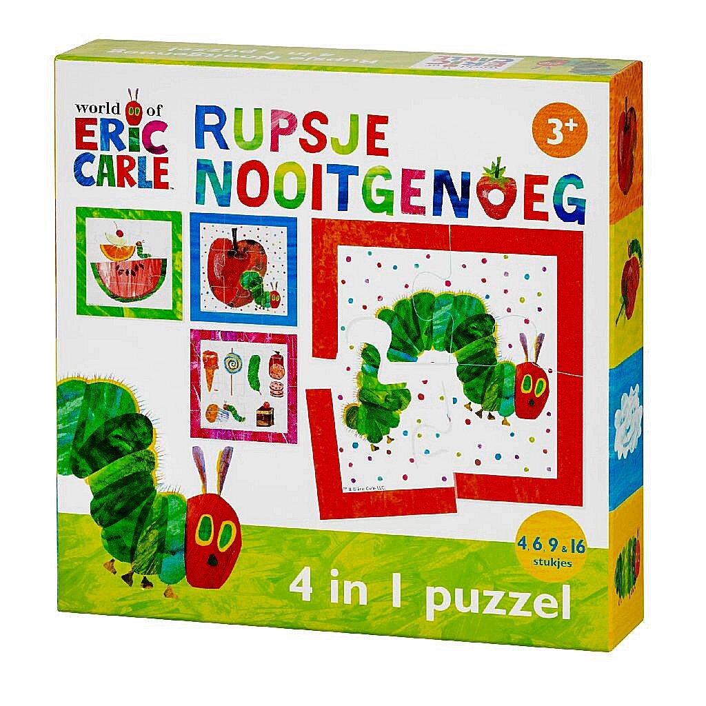 Bambolino Toys Rupsje Nooitgenoeg Puzzle, 4in1