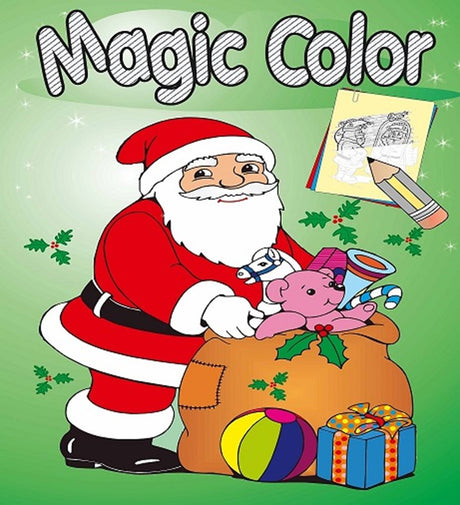Boek specials nederland bv magic color toverblok kerst
