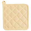 Linen more pannenlap indi pampas 20x20 cm geel