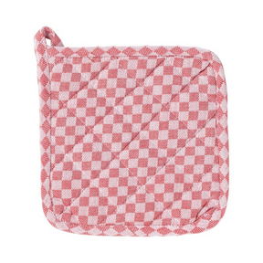 Linen and more lm pannenlap 20x20cm - rode ruit