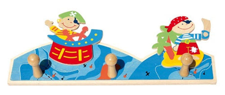 Simply for kids houten kapstok piraat