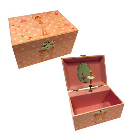 Simply for kids juwelendoosje met muziek en ballerina polkadot