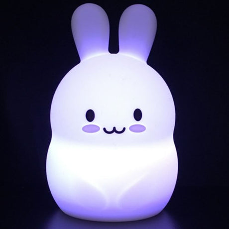 Nachtlamp silicone konijn groot. 1+