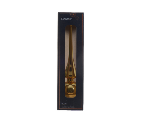 Piek glas 26cm - goud