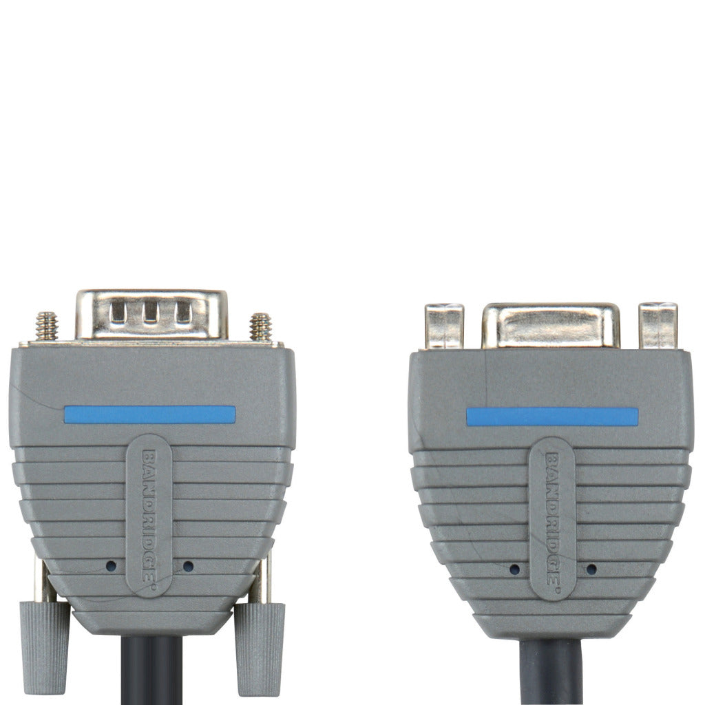 Bandridge bandridge bcl1002 vga verlengkabel vga male vga female 15-pins 2.00 m blauw