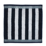 Laura ashley keukendoek midnight stripe 50x50 cm donkerblauw