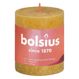 Bolsius Bolsius Stollen Shine 4 St Rustic 80x68 mm Miele giallo