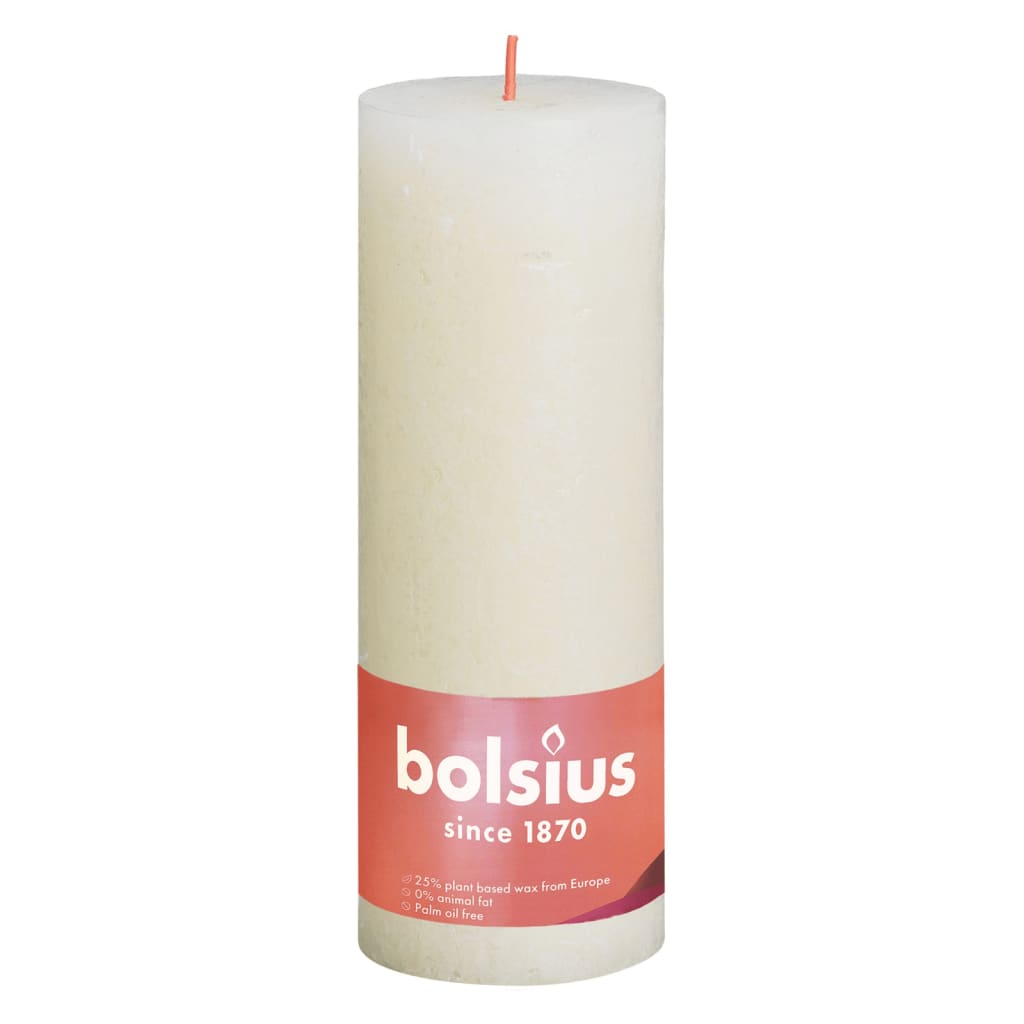 Bolsius Bolsius Stollen Shine 4 St Rustic 190x68 mm myk perlefarget