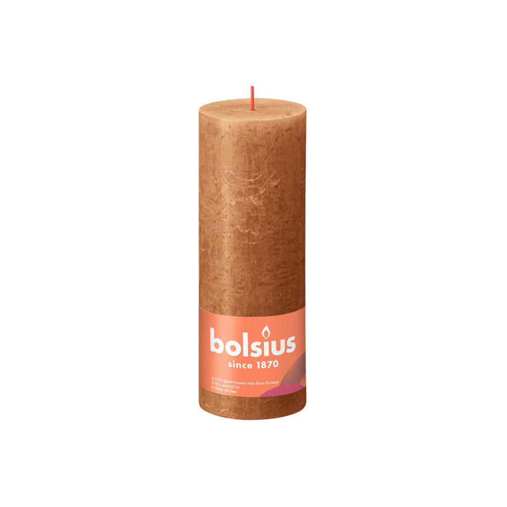 Bolsius Candle 19x6,8 cm brun épicé