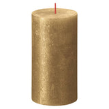 Bolsius Bolsius Stollen Shimmer 4 St Rustic 130x68 mm gullfarget