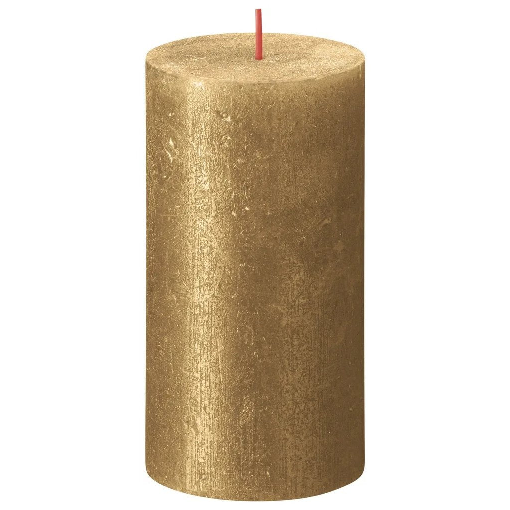 Bolsius Bolsius Stub Candle Shimmer 13x6,8 cm guld