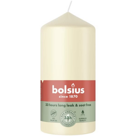 Bolsius stompkaars 120 58 - ivoor