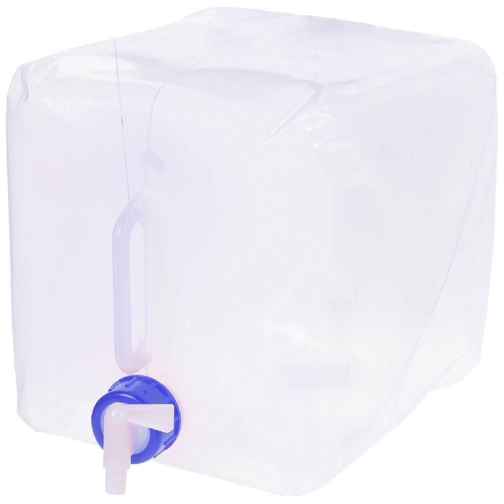 Réservoir d'eau pliable de base 10L Bleu blanc