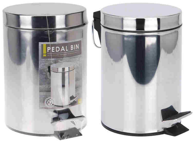 Pedaalemmer rvs 3 liter