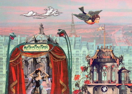 Prentbriefkaart cd02: metropolitain 6 st | 6 stuks