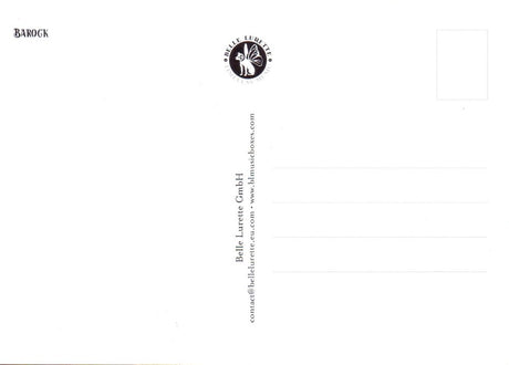 Prentbriefkaart cd04: barock 6 st