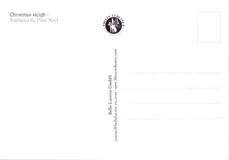 Prentbriefkaart cd09: christmas sle 6 st | 6 stuks