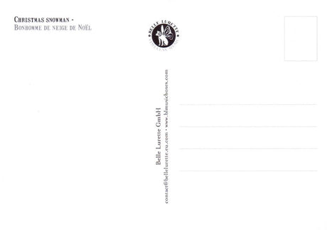 Prentbriefkaart cd11: christmas sno 6 st | 6 stuks