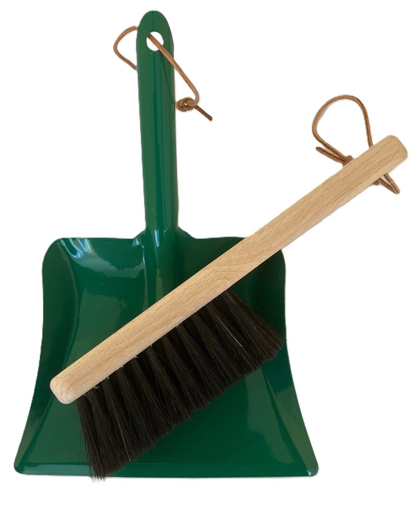 Kinder blik groen en kinderhandbor 24 cm