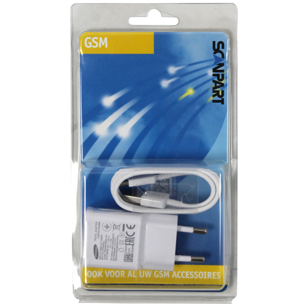 ScanPart Sam.Snelade USB-C 2A Wit Orig