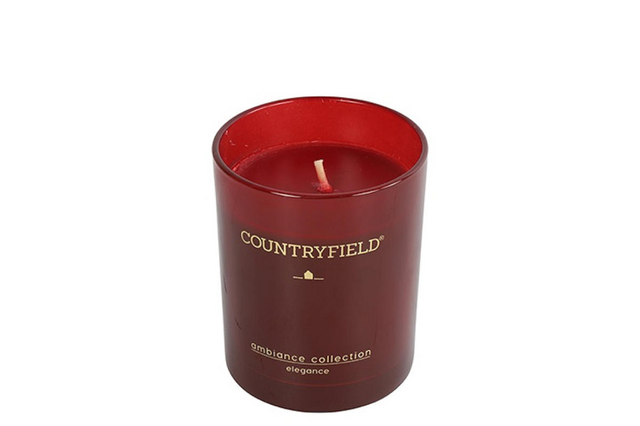 Countryfield ambiance geurkaars 7x7x9cm - elegance