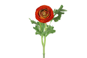 Countryfield kunstbloem ranunculus oranje 51cm