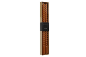 Countryfield dinerkaars twirly 30cm 2 stuks - amber