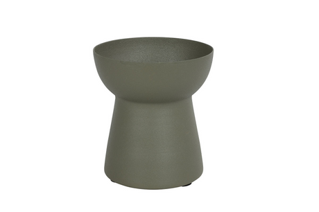 Countryfield vaas doreen s metaal leger groen 12cm