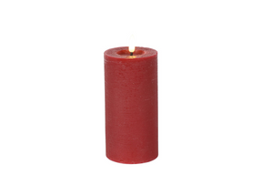 Countryfield led stompkaars rustiek l 7,5x7,5x15cm - rood