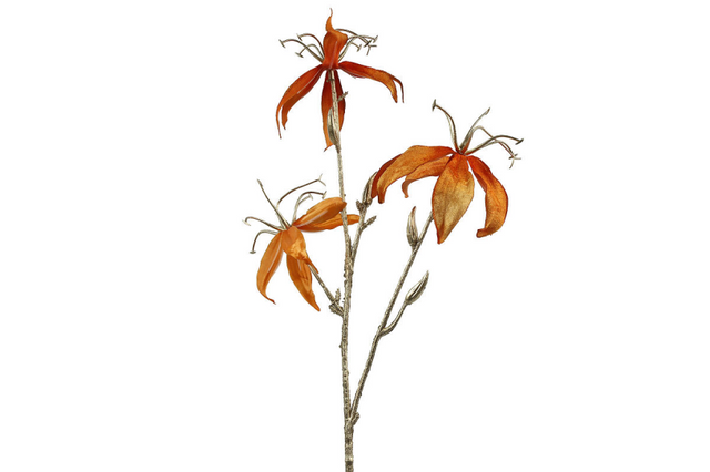 Countryfield kunstbloem gloriosa s oranje 61cm