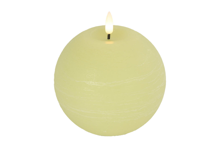 Countryfield led bolkaars l 12x12x12,5cm - creme