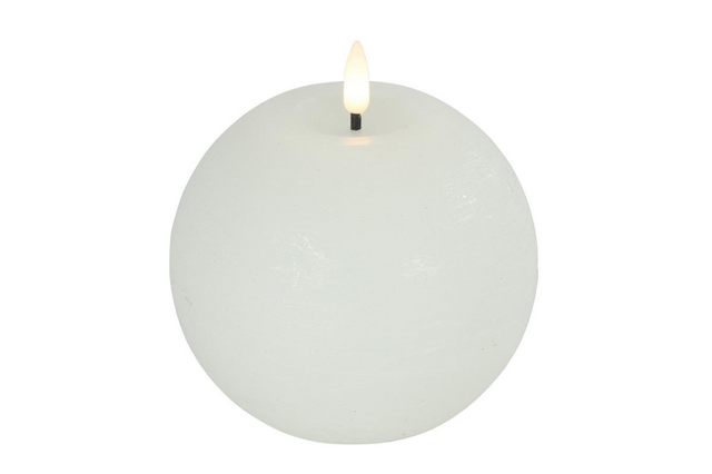 Countryfield led bolkaars l 12x12x12,5cm - wit