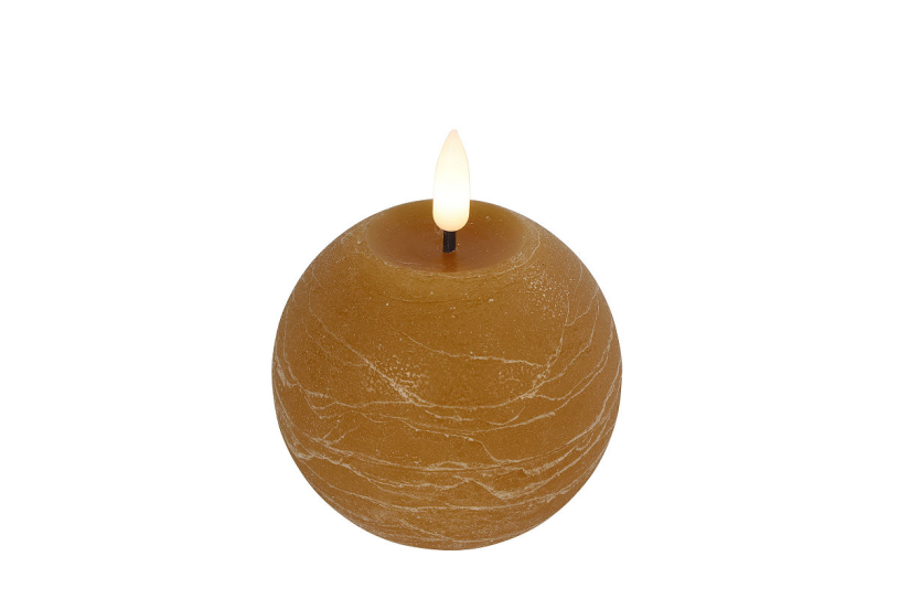 Countryfield led bolkaars s 8x8x9,5cm - amber