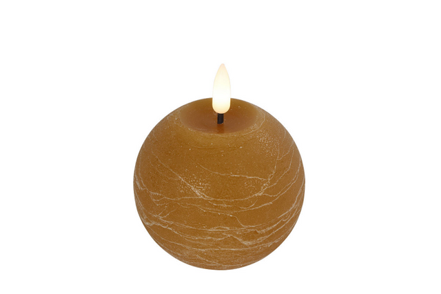 Countryfield led bolkaars s 8x8x9,5cm - amber