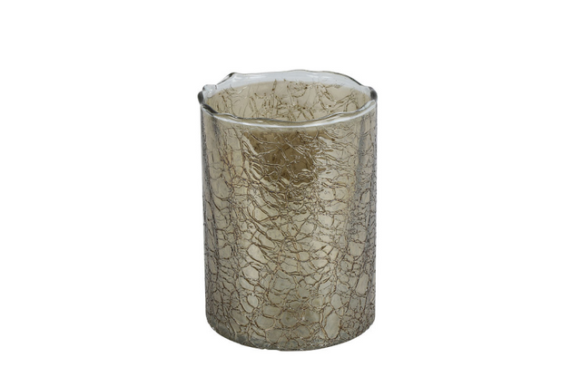 Countryfield theelichthouder clarice l l.bruin 15cm