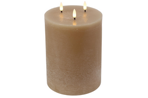 Countryfield led stompkaars l 15x15x22,5cm - beige