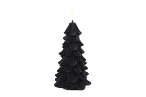 Countryfield led kerstboomkaars m 7x17,5cm - zwart