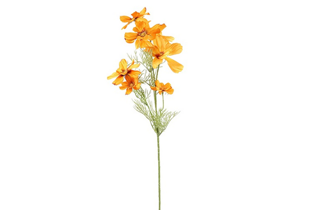 Countryfield kunstbloem cosmos oranje 74cm