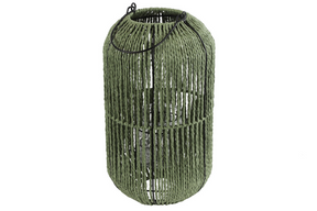 Countryfield windlicht ise l groen 22x23x39cm