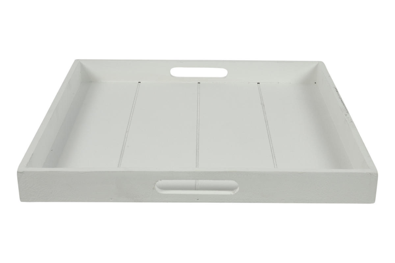 Countryfield dienblad vierkant claudina 40cm wit