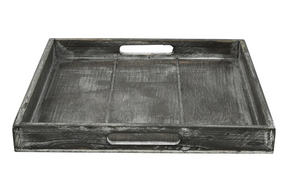 Countryfield dienblad vierkant claudina 30cm grey wash