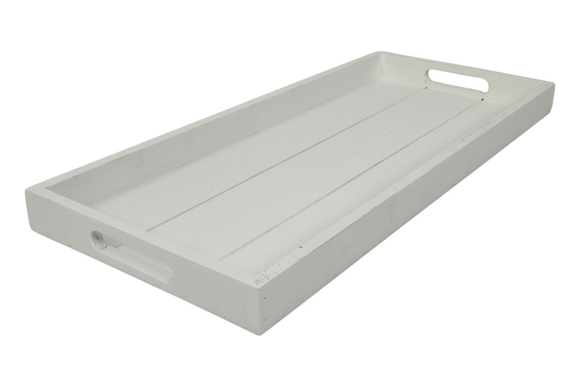Countryfield dienblad claudina s wit 21x48x3,5cm