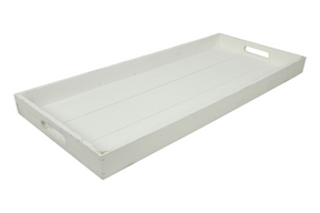 Countryfield dienblad claudina l wit 30x70x4,5cm