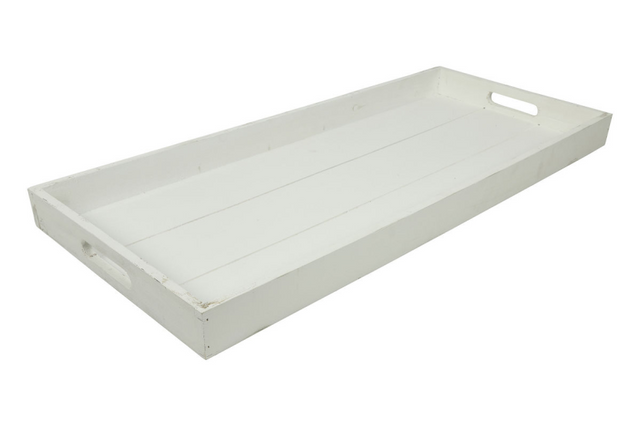 Countryfield dienblad claudina l wit 30x70x4,5cm