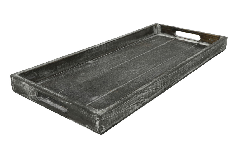 Countryfield dienblad claudina s grey-wash 21x48x3,5cm