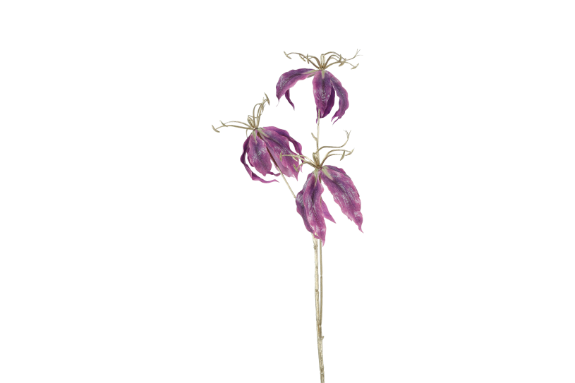 Countryfield kunstbloem gloriosa s d.rose goud 83cm