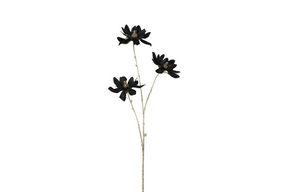 Countryfield kunstbloem magnolia s zwart goud 81cm