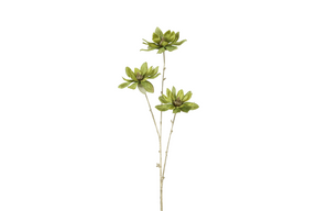 Countryfield kunstbloem magnolia s groen goud 81cm