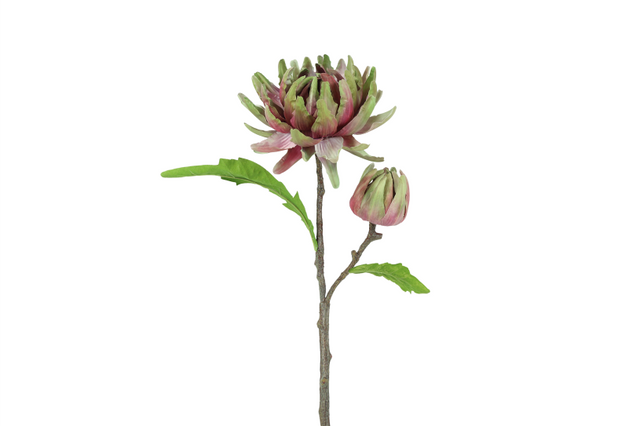 Countryfield kunstbloem cynara cardunculus paars 73cm